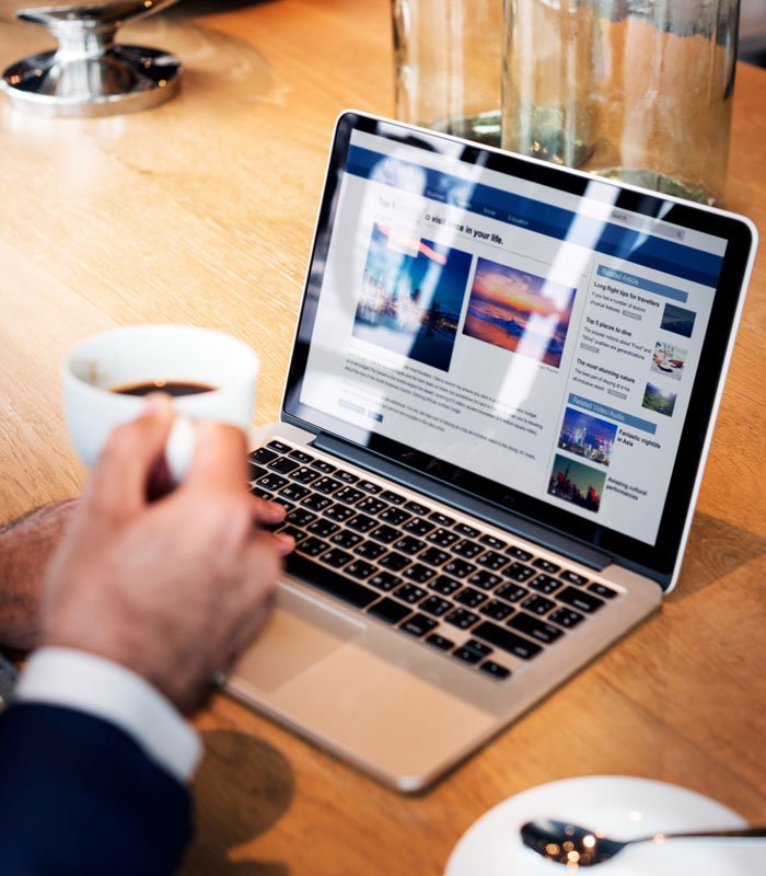 VIB Technologies website design image